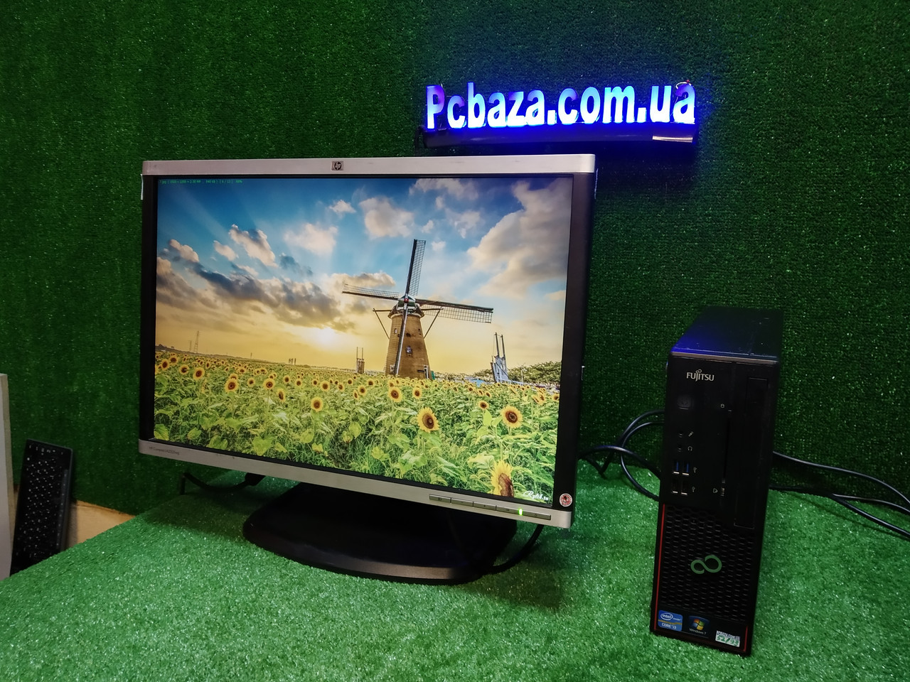 ПК + монітор 22", i3-3220 3.3, 4 ГБ, 160 Гб, 2xCOM, 10 USB, USB 3.0 Налаштований. Німеччина!