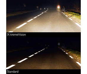 Галогенні лампи PHILIPS X-treme Vision +130% цоколь H1 12258XVS2 ОРИГИНАЛ, фото 2