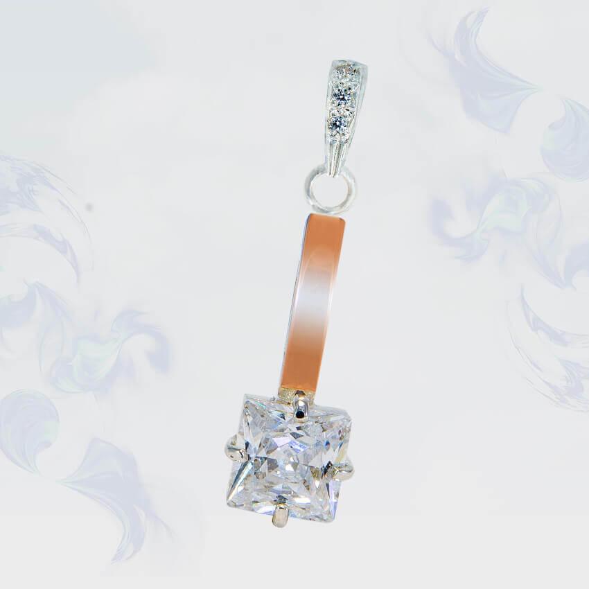 Підвіска з срібла з золотими вставками, фото 1