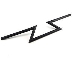 Кермо для мото чорне сталеве змійкою (варіант 6)