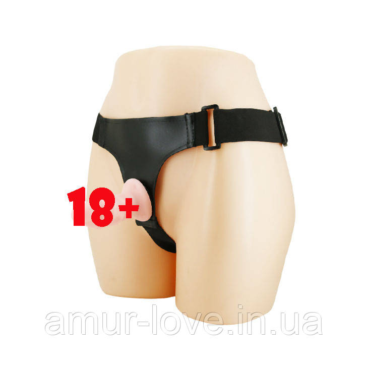 Жіночий страпон Ultra Passionate Double Harness Flesh