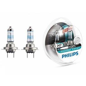 Галогенні лампи PHILIPS X-treme Vision +130% цоколь H7 12972XVS2 ОРИГИНАЛ, фото 2
