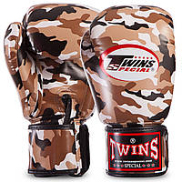 Перчатки боксерские PU на липучке TWINS (р-р 12-16oz, цвета в ассортименте)