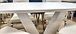 Стіл обідній нерозкладний в сучасному стилі CaliforniaT7242 Evrodim, білий, фото 6
