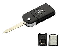 Ключ выкидной для Mazda 2 кнопки тип2
