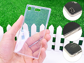 Ультратонкий 1 мм силіконовий чохол для Sony Xperia XZ1 Compact