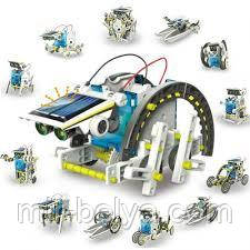Конструктор-робот на сонячній батареї 14в1. Solar Robot, фото 1