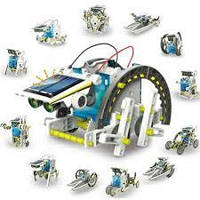 Конструктор-робот на сонячній батареї 14в1. Solar Robot