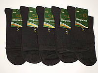 Носки мужские стрейчевые с рисунком ТМ Прилуки черные