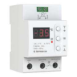 Терморегулятор terneo sneg для систем антизледеніння і сніготанення 16 А