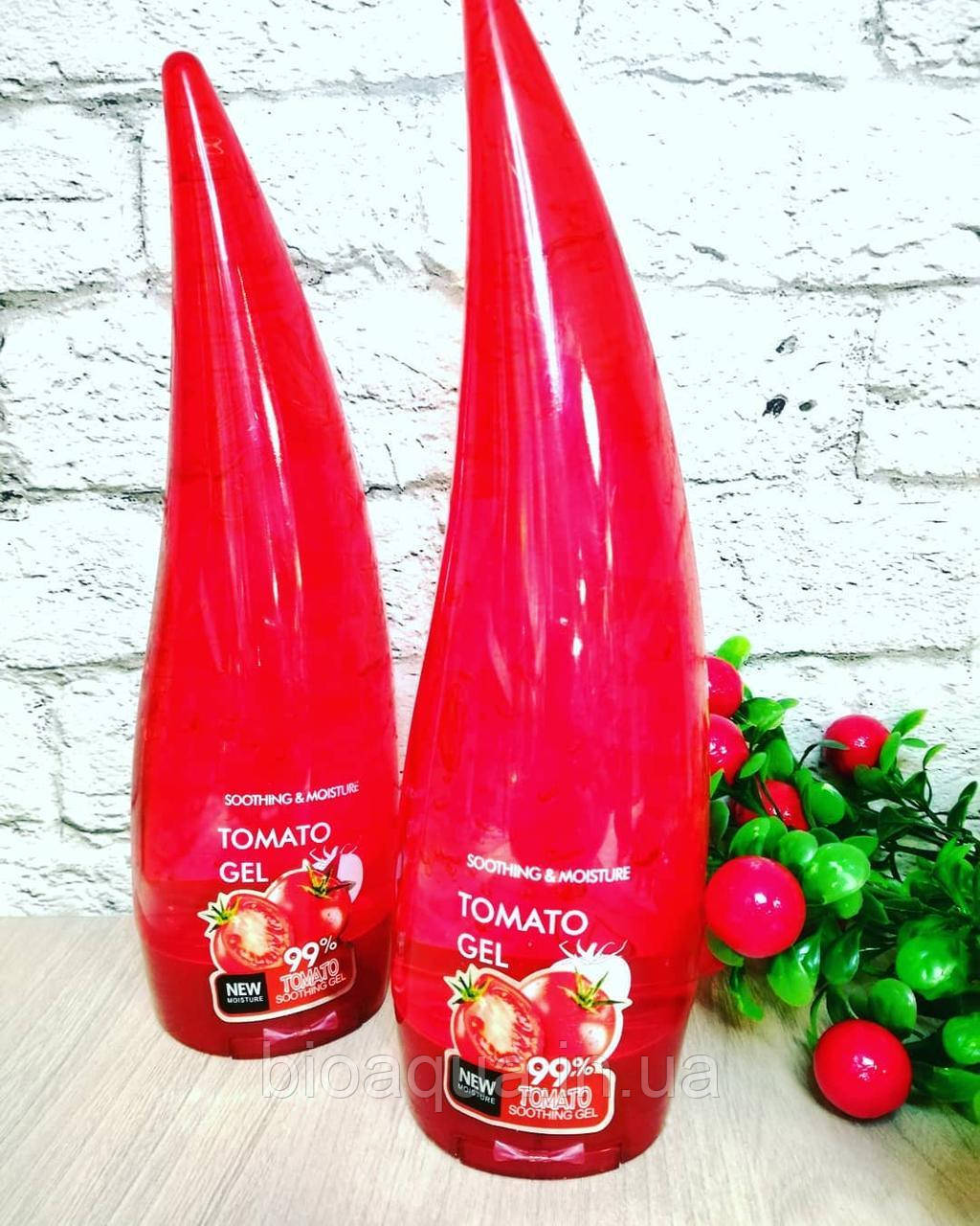 Зволожуючий гель для обличчя Pretty Cowry Tomato Soothing Gel 99% з екстрактом томату 120 g