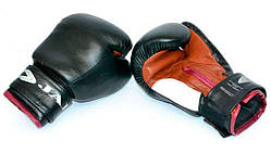 Рукавички бокс 10 унцій шкіра "ТМ JAB"