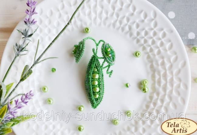 Набор для изготовления броши Тэла Артис "Горошек" Б-002, фото 1