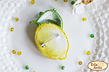 Набір для виготовлення брошки Тела Артіс "Лимончик" Б-001, фото 4