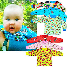 Кофта з застібкою на плечі начіс (рожевий, жовтий, блакитнтй)  05.17  26