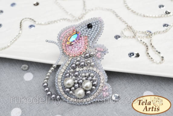 Набор для изготовления броши Тэла Артис "Мышка" " Б-202, фото 1