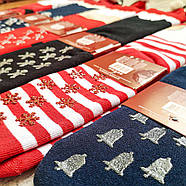 Новорічні домашні жіночі шкарпетки з гальмами. Преміум якість. Ельф, фото 4