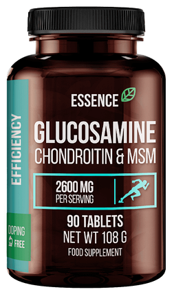 Глюкозамін хондроїтин МСМ Sport Definition Essence Nutrition Glucosamine Chondroitin&MSM 90 таб., фото 1