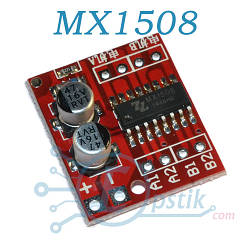 Модуль MX1508, драйвер біполярних та крокових двигунів, 2-10В, 1.5А