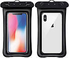 Чохол для смартфона водонепроникний універсальний AirCase чорний, фото 9