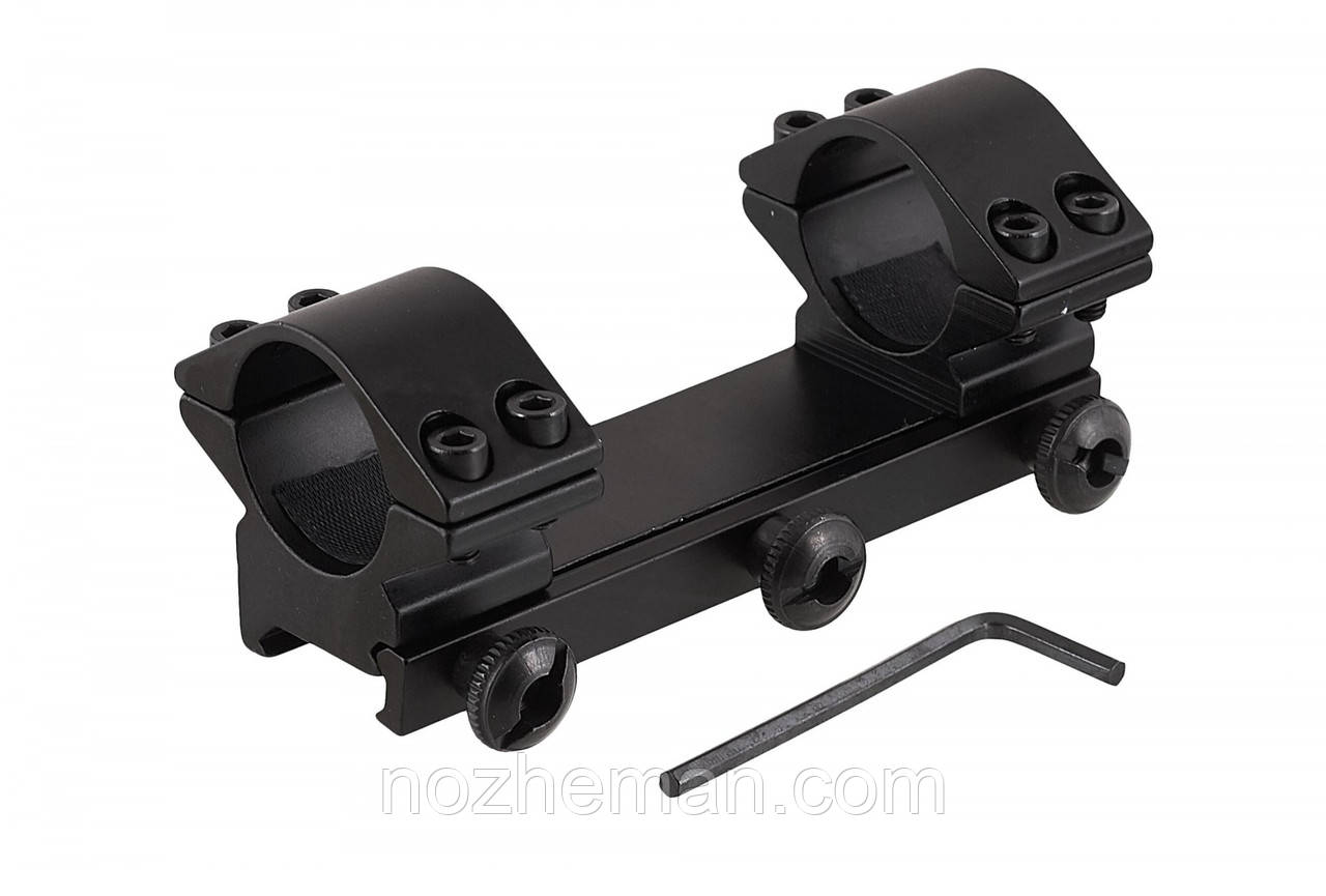 Моноблок для оптичного прицілу, кріплення Weawer з ключем шестигранником в комплекті, фото 1