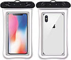 Підводний чохол для смартфона AirCase з надувними краями білий, фото 3