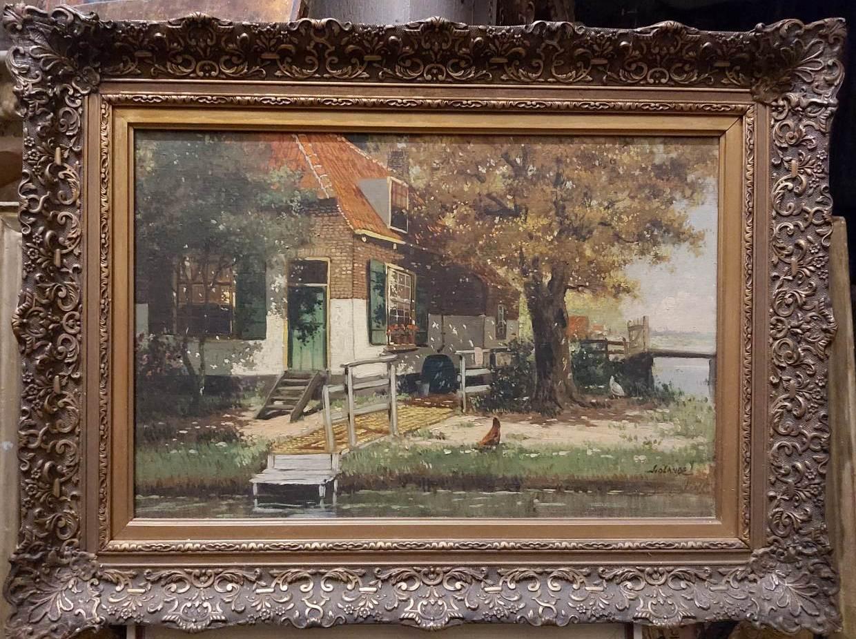 Картина Домашній дворик поч. ХХ століття