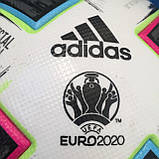 М'яч футбольний Adidas Uniforia Euro 2020 OMB FH7362 (розмір 5), фото 9