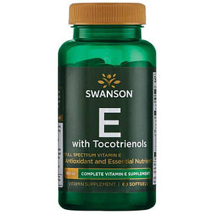 Swanson Ultra Full Spectrum E with Tocotrienols вітамін Е,  60 капс