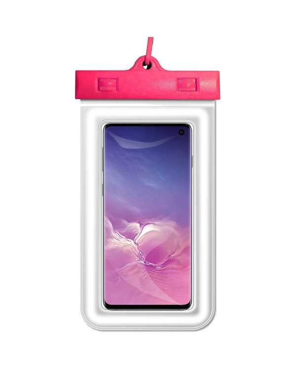 Водонепроникний чохол для смартфона Hammock з надувними краями рожевий, фото 1