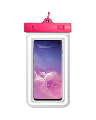 Водонепроникний чохол для смартфона Hammock з надувними краями рожевий