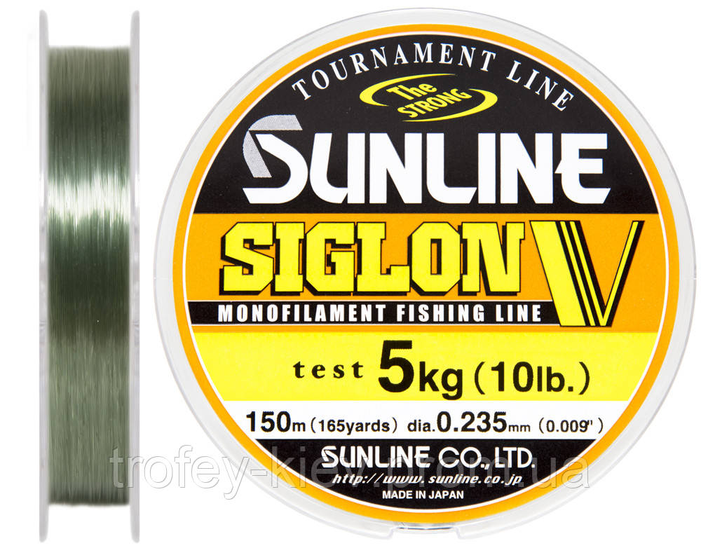 Леска Sunline Siglon V 150m #2.5/0.260mm 6.0kg (ID#1097285760), цена: 232  ₴, купить на