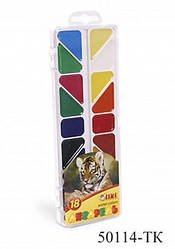 Краски акварельные 18цв TIKI п/у 501100-ТК