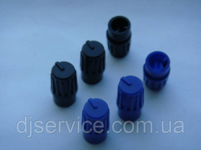 Ручка з ніжкою потенціометра 16.5x9.1mm (сірий колір) для пультів, колонок