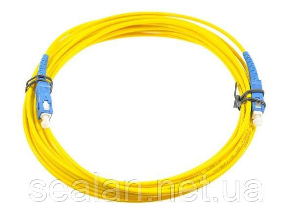 Патчкорд оптичний SC/UPC-SC/UPC 3мм SM 5м G657A ValCord