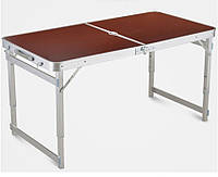 Стол для пикника усиленный с 4 стульями Rainberg RB9301 раскладной чемодан с регулируемой высотой 80,70,55 см