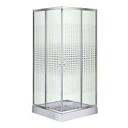 Душова кабіна Sansa S-90S/15 квадратна скло прозора мозаїка