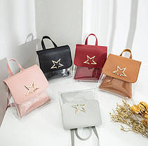 Силіконові міні рюкзаки із зіркою, фото 3