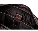 Портфель чоловічий шкіряний діловий. Сумка для ноутбука з натуральної шкіри (чорний), фото 10