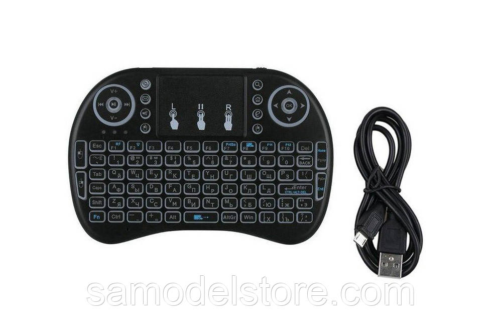 Клавіатура бездротова для Smart TV з LED-підсвіткою, фото 1