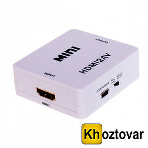 Конвертер HDMI на RCA (AV) ⁇ CVBS відеоаудіоадаптер