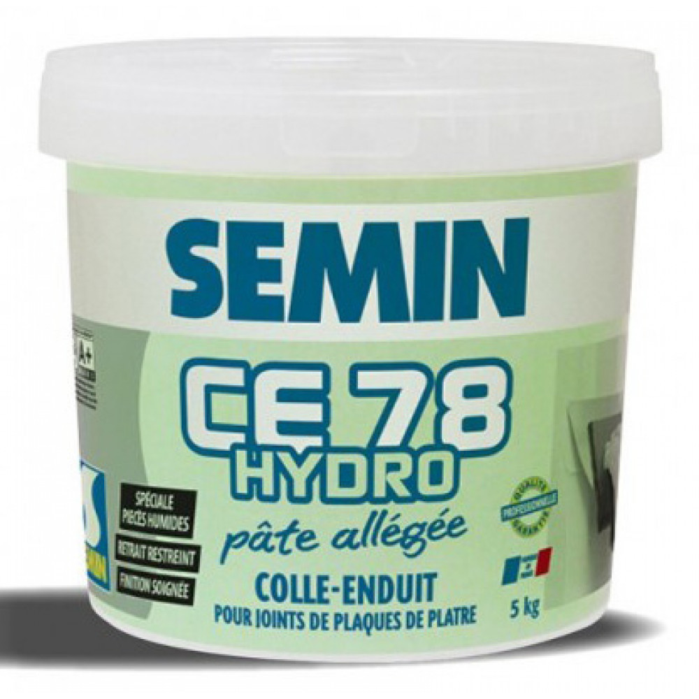 Шпаклівка вологостійка Semin CE-78 Hydro Pate 5 кг Франція