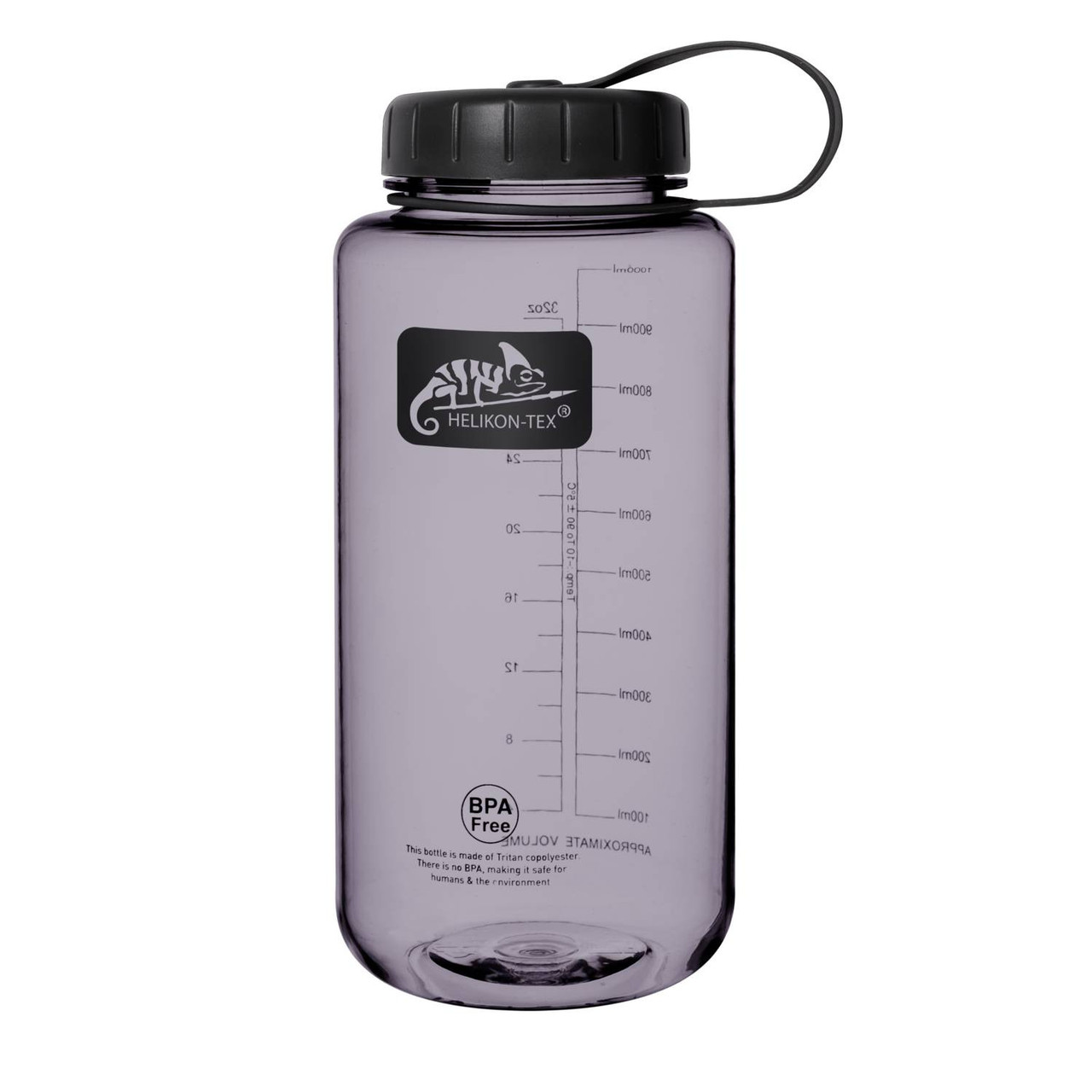 Пляшка фляга Helikon-Tex® TRITAN™ BOTTLE Wide Mouth (1 Liter) - Smoked