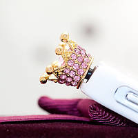 Рожева Корона на телефон Кристал