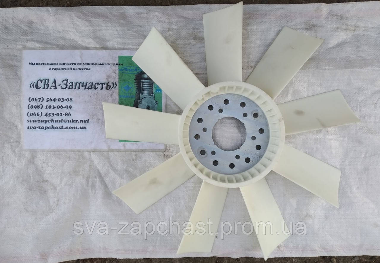 Крыльчатка вентилятора МТЗ 9 лопастей (пластик) ИЖКС-632558-005, цена ...