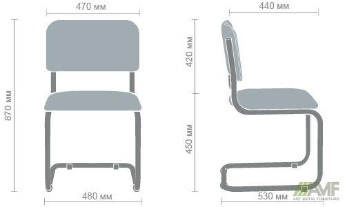 Размеры стула Сильвия АМФ_эскз