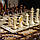 Шахи, нарди оформлені унікальним різьбленням, 60*30*8см, арт.191300, фото 3