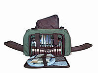 Набор посуды для пикника в сумке с термоотсеком Ranger Pic Rest, посуда на 4 персоны + сумка с термо-отсеком