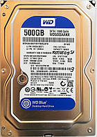 Жорсткий диск для комп'ютера Western Digital 500GB 3.5" 16MB 7200rpm 6Gb/s (WD5000AAKX) SATA-III Б/В