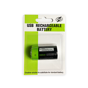 Аккумулятор ZNTER C(R14) Li-Pol 3000 mAh c microUSB (1шт.)